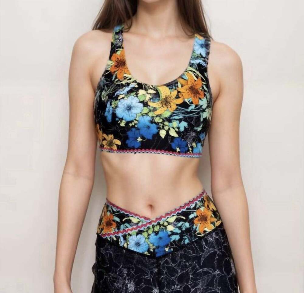NWT xxl Johnny Was Bee Active reversible sports bra and matching pants A670